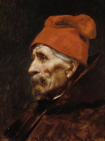 Vecchio con fez rosso da Gyzis Nikolaos